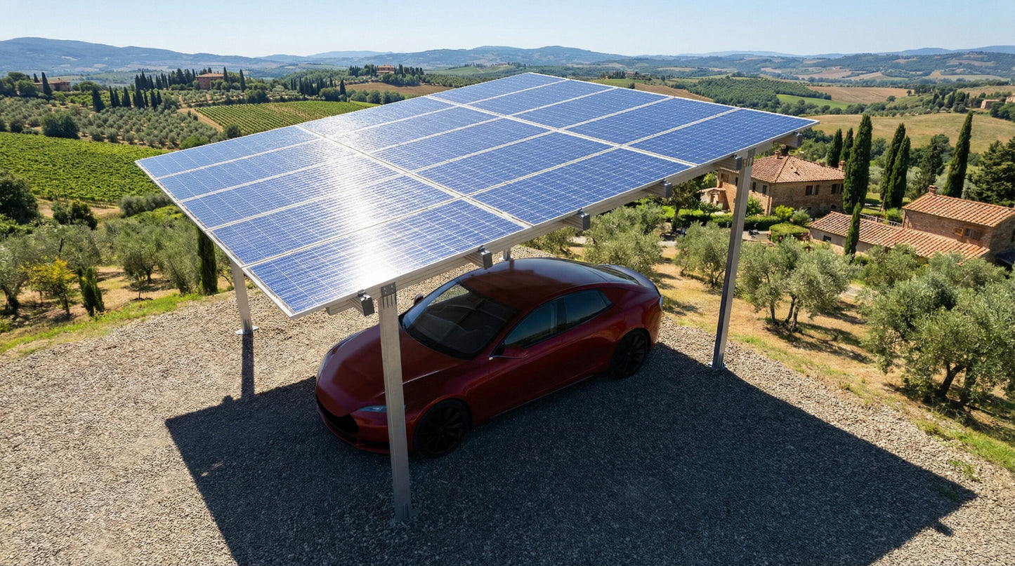 Pensilina Fotovoltaica