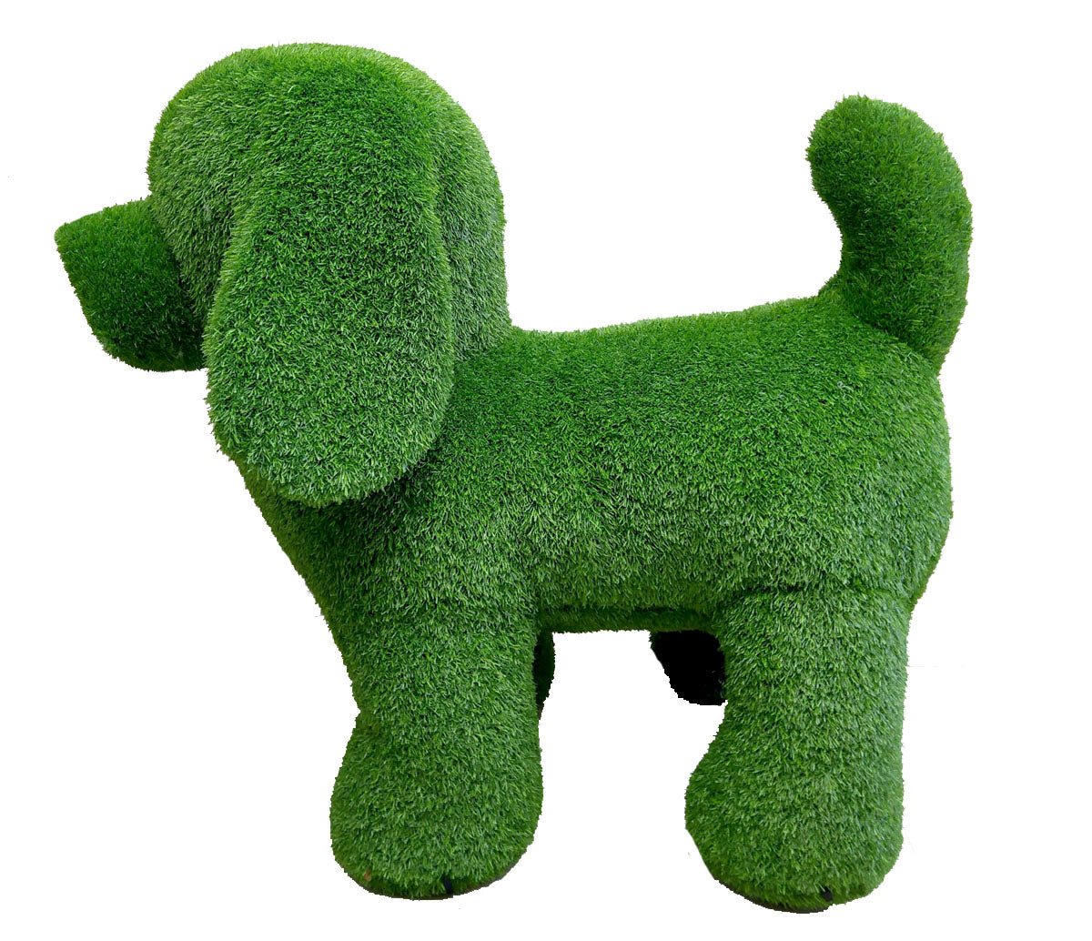 Cane in erba sintetica