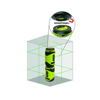Livella laser Metrica Flash Green 360° raggio verde
