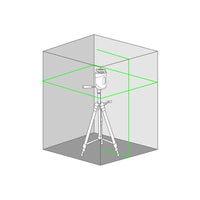 Livella laser Metrica Flash Green 360° raggio verde