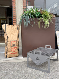 Barbecue valigetta in acciaio