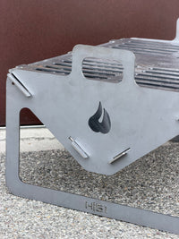 Barbecue valigetta in acciaio