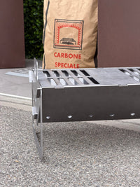 Barbecue valigetta in acciaio