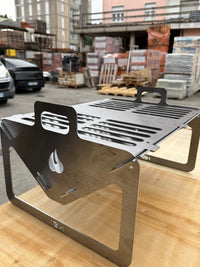 Barbecue valigetta in acciaio