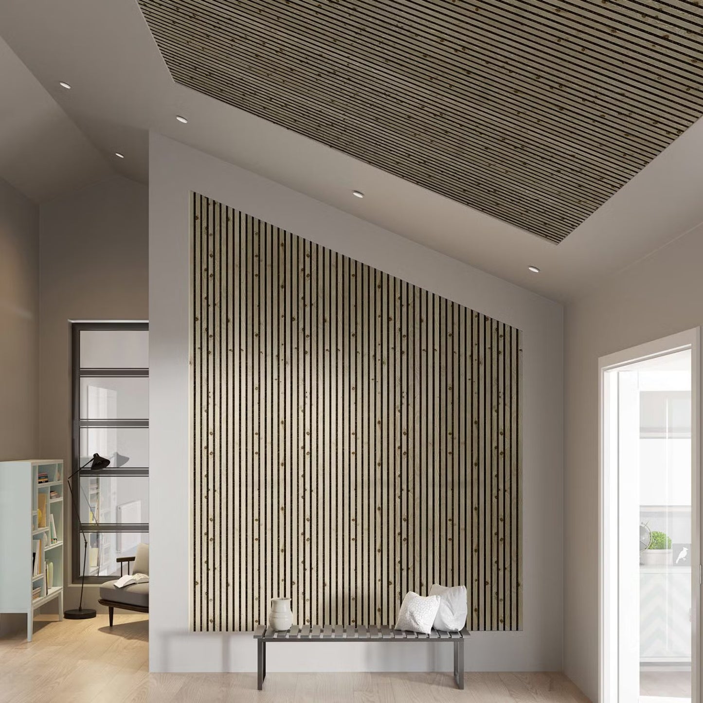 PANNELLO DECORATIVO ACUSTICO 240x60x2,2cm