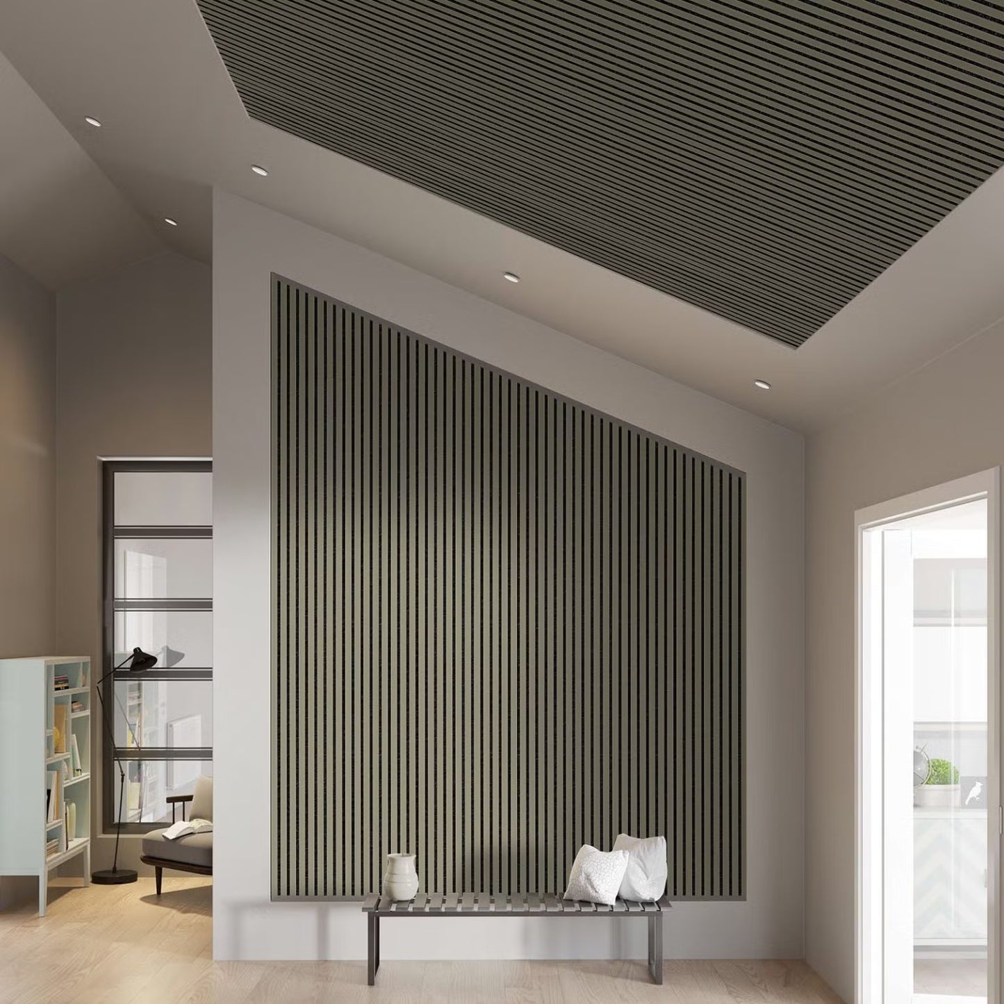 PANNELLO DECORATIVO ACUSTICO 240x60x2,2cm