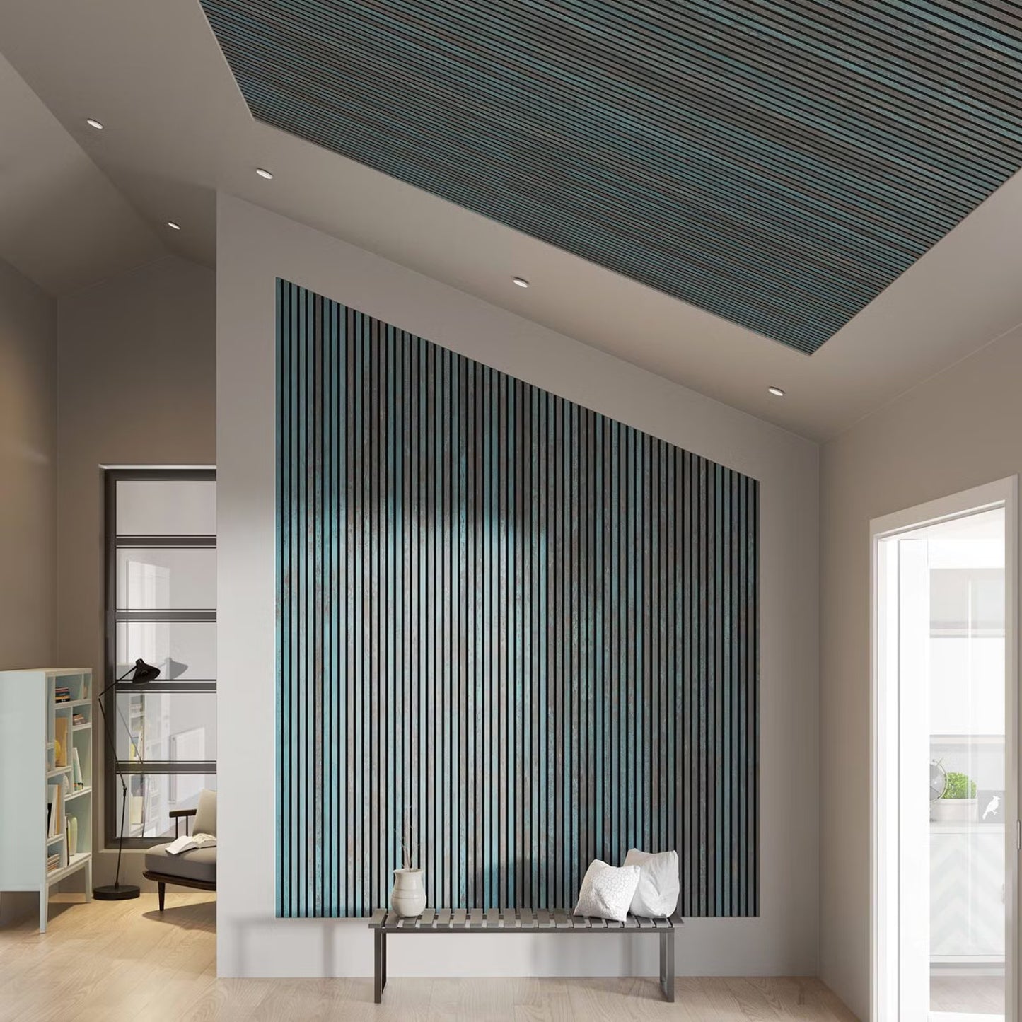 PANNELLO DECORATIVO ACUSTICO 240x60x2,2cm