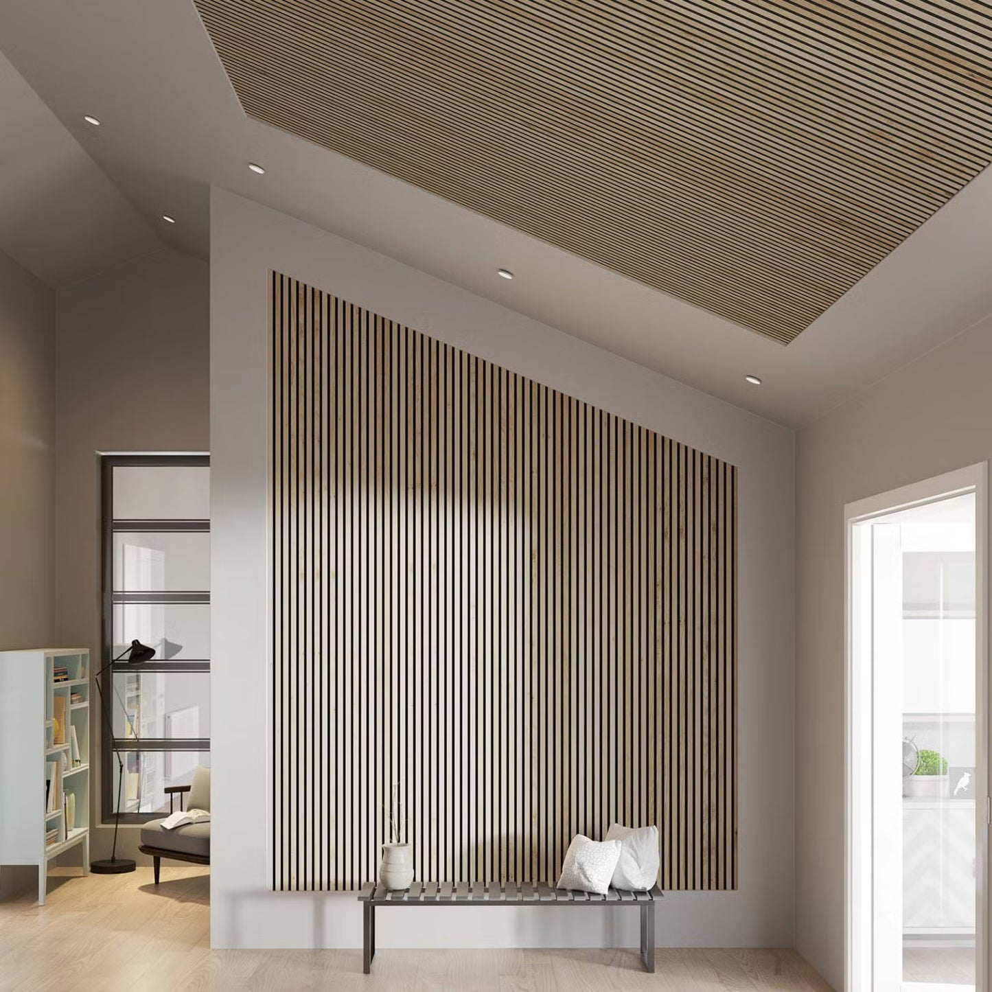 PANNELLO DECORATIVO ACUSTICO 240x60x2,2cm