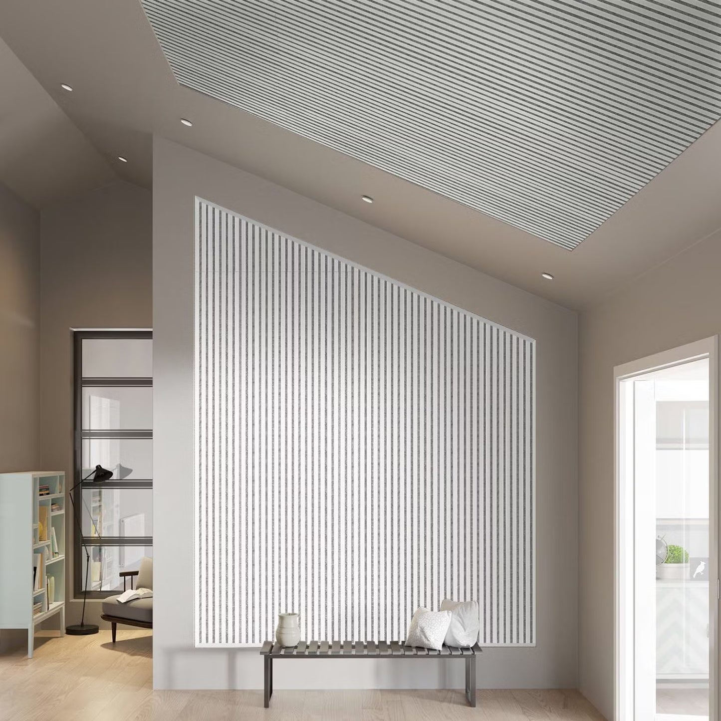 PANNELLO DECORATIVO ACUSTICO 240x60x2,2cm