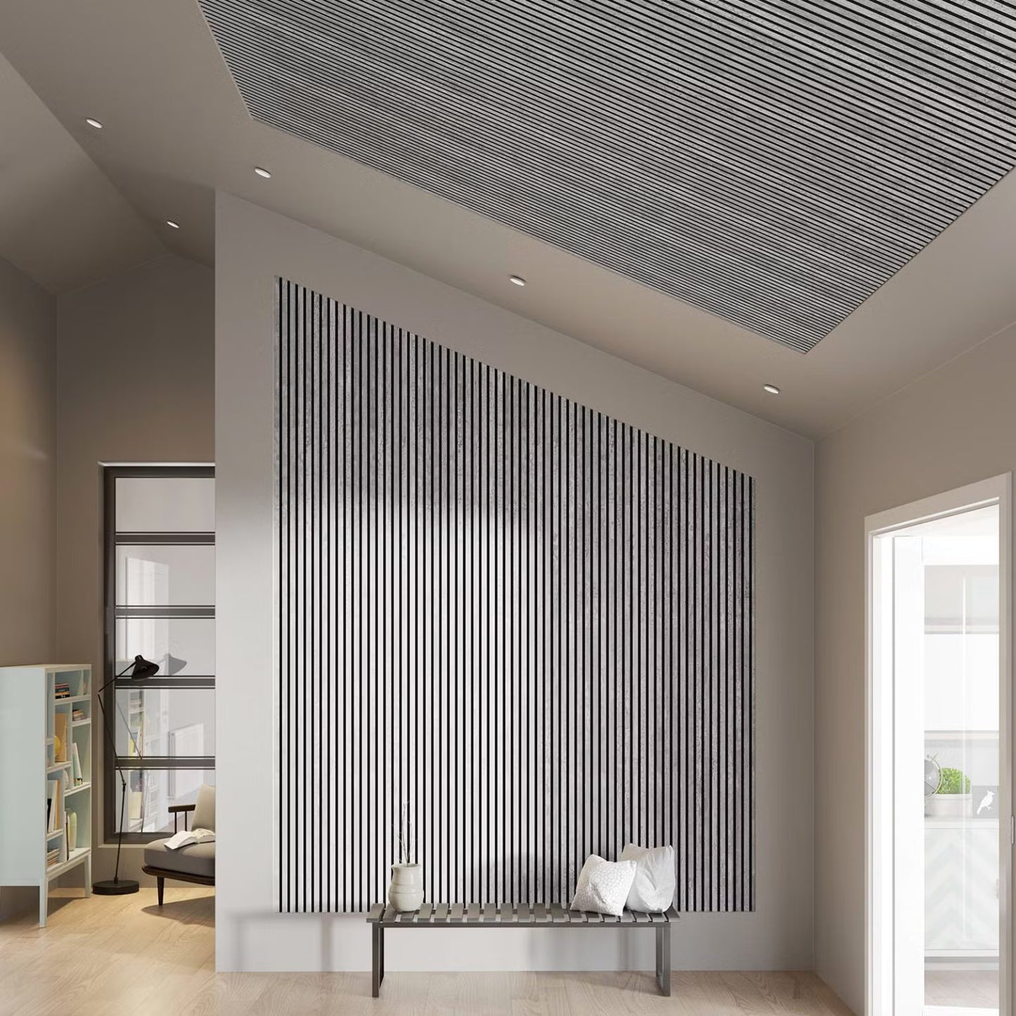 PANNELLO DECORATIVO ACUSTICO 240x60x2,2cm