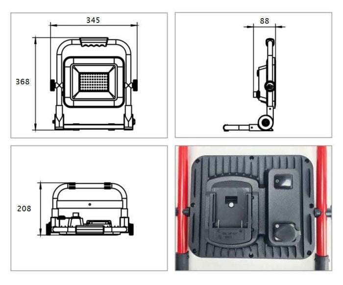 Faretto Proiettore LED 70w