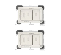 Pulsante di scarico nascosto EDPLIT M1
