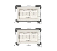 Pulsante di scarico nascosto EDPLIT M1