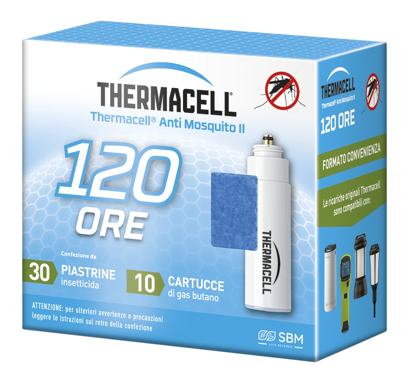 Ricarica 120 Ore per dispositivi Thermacell per la protezione dalle zanzare