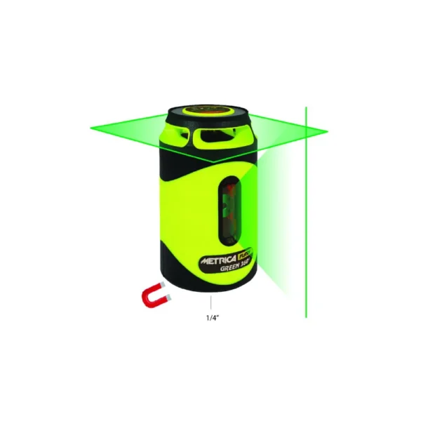 Livella laser Metrica Flash Green 360° raggio verde