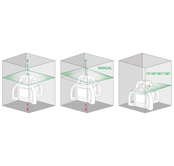 Bravo laser rotativo h4 GREEN - immagine 2