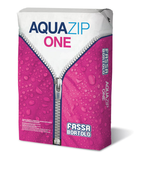 AQUAZIP ONE Guaina elastica cementizia monocomponente impermeabilizzante