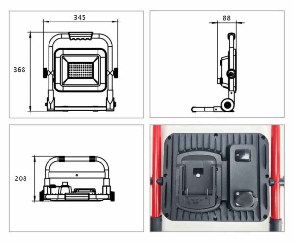Faretto Proiettore LED 70w - immagine 6