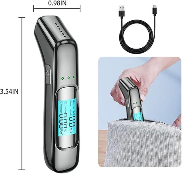 ETILOMETRO PORTATILE RICARICABILE - immagine 5