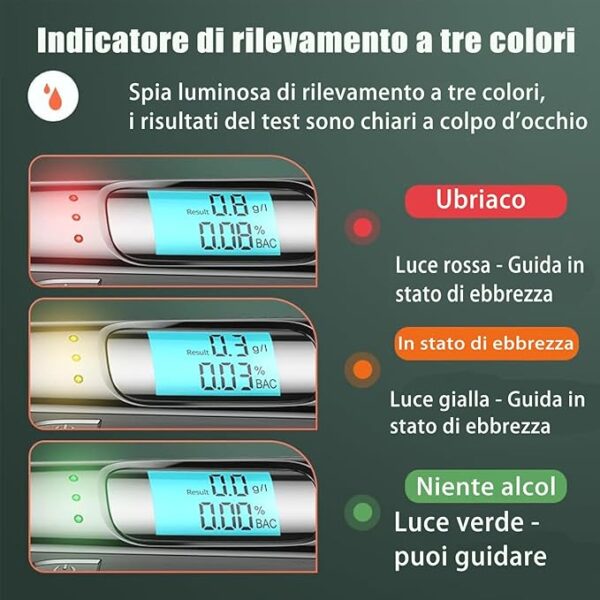 ETILOMETRO PORTATILE RICARICABILE - immagine 3