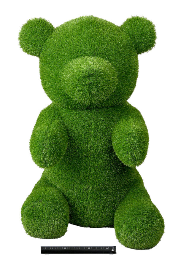 Orso Seduto in erba sintetica - immagine 5