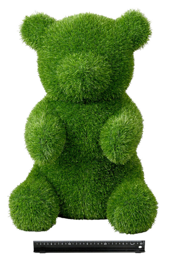 Orso Seduto in erba sintetica - immagine 4