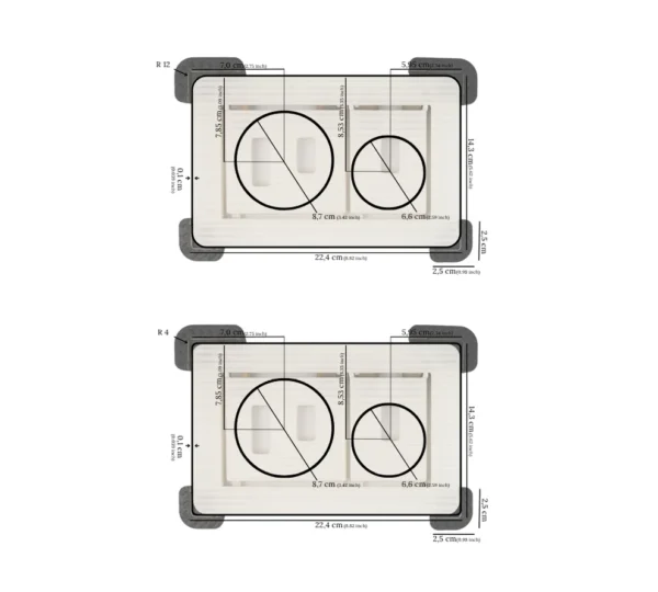 Pulsante di scarico nascosto EDPLIT M1 - immagine 15