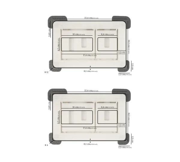 Pulsante di scarico nascosto EDPLIT M1 - immagine 14